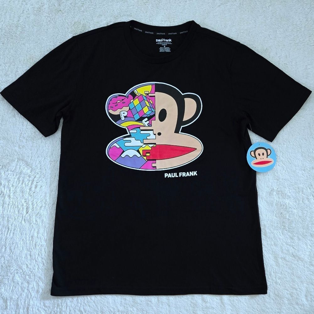 Paul Frank Julius the Monkey🐵 Asymmetrical Face Tee👕 - NWT